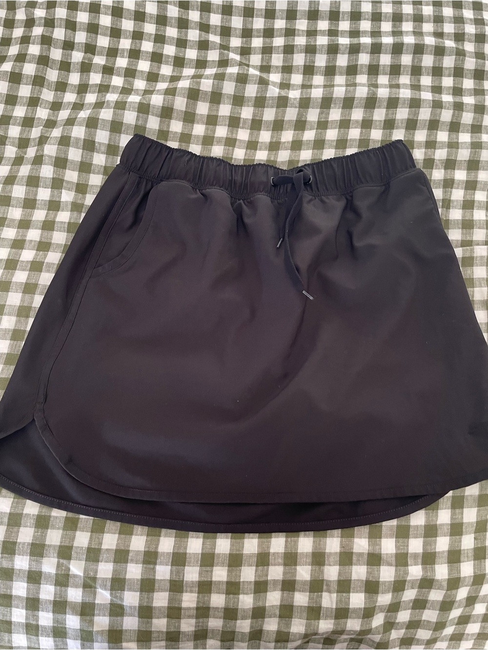 Slazenger Black Women's Active Drawstring Mini Skirt